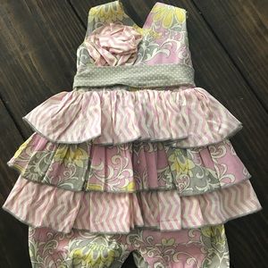 Mustard Pie 9 month romper